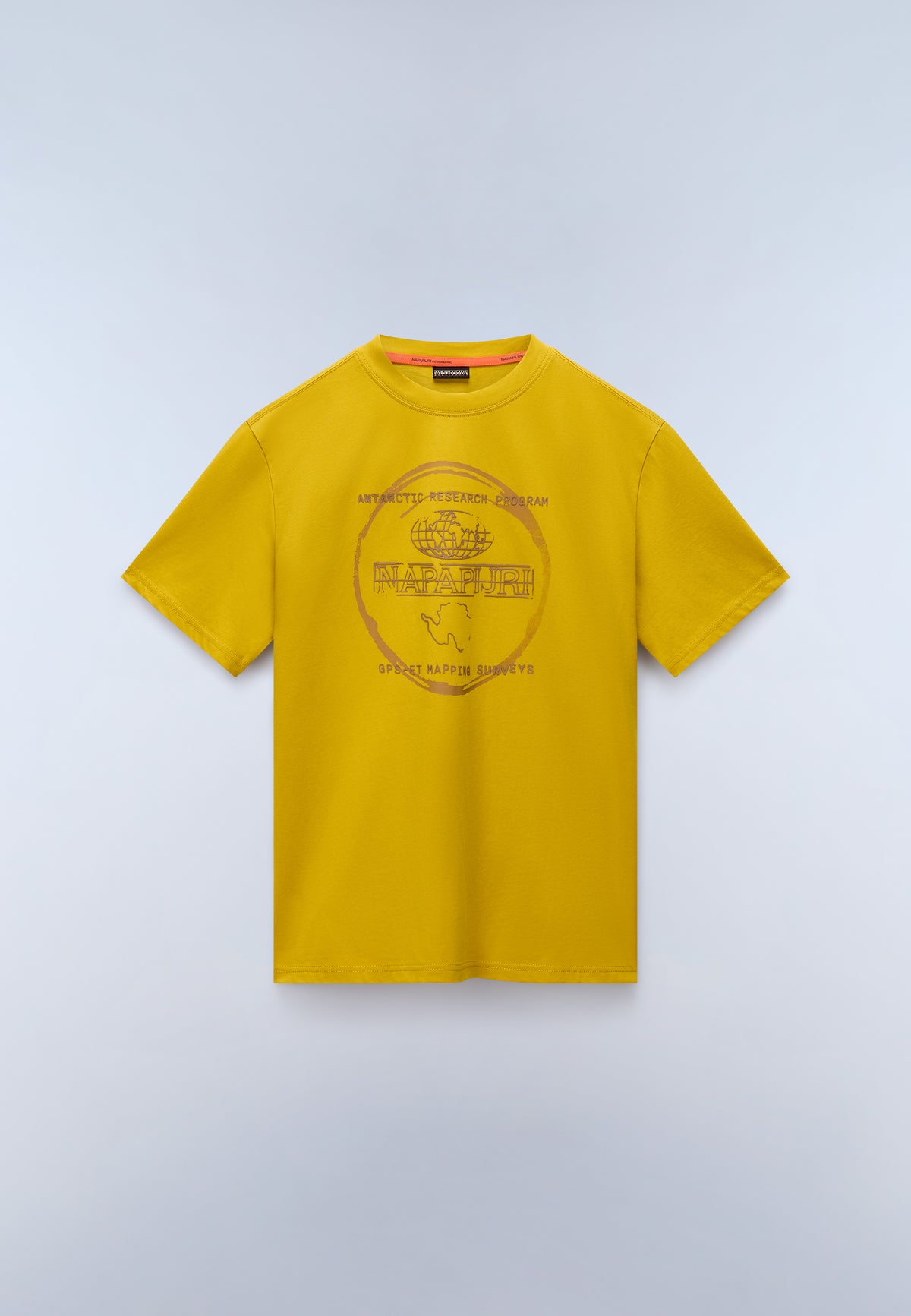 Bald Jersey Short Sleeve T-Shirt Yellow Gold - 1