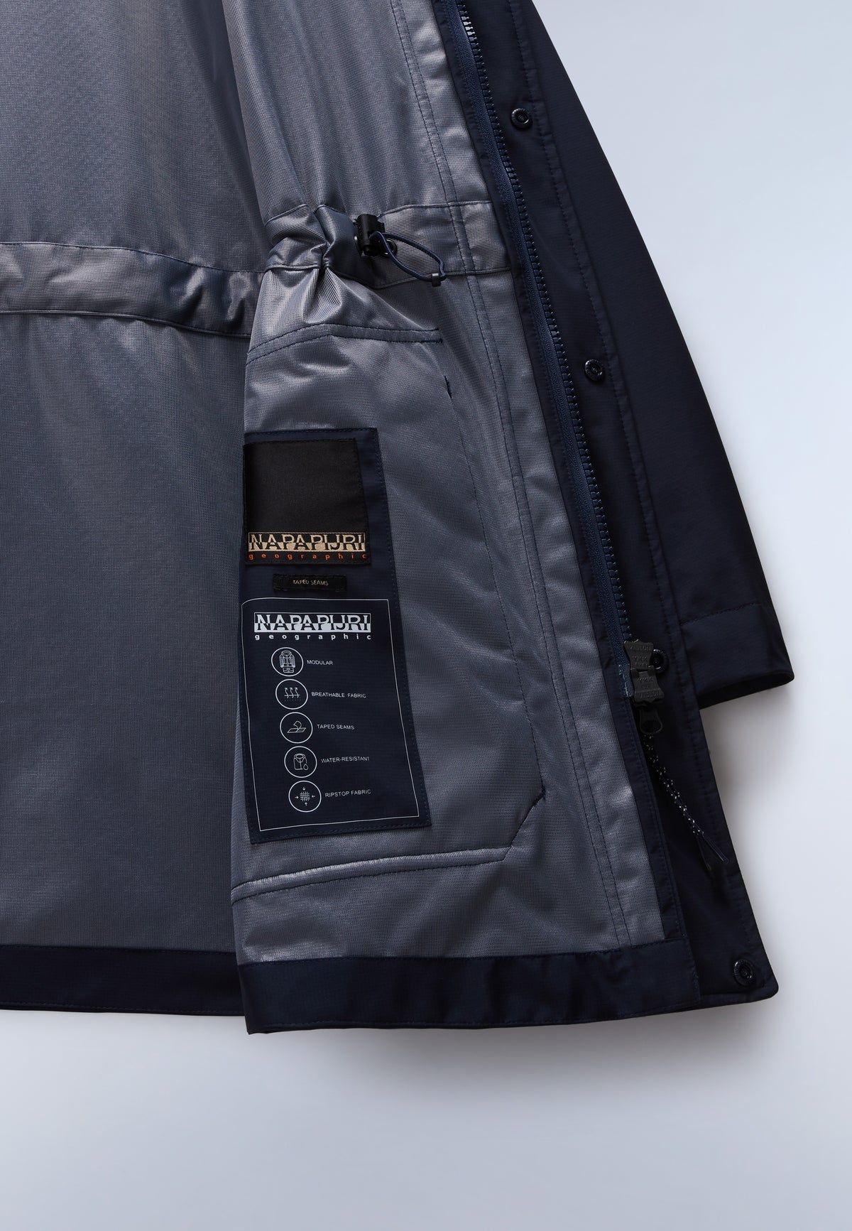Lange Parkajacke Pilloz Dark Blue - 10