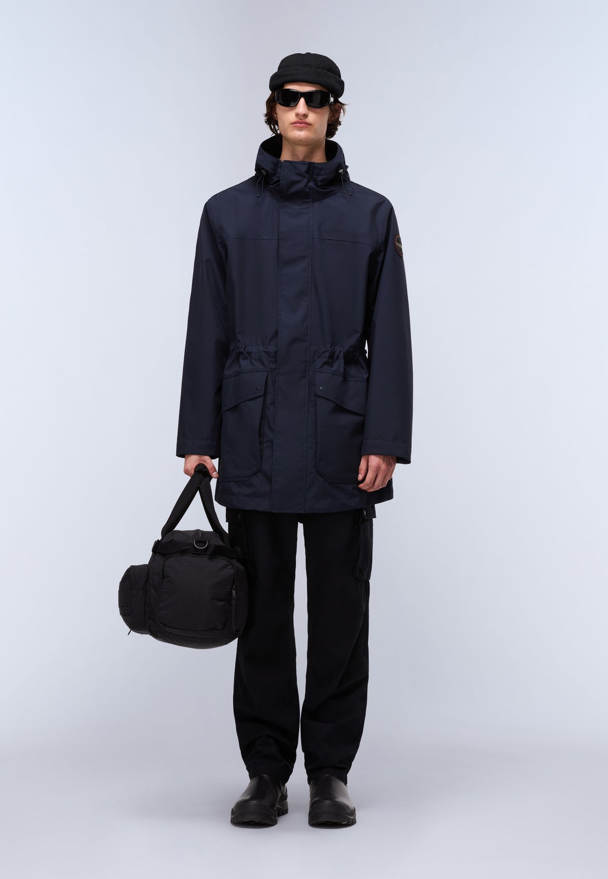 Lange Parkajacke Pilloz Dark Blue - 3