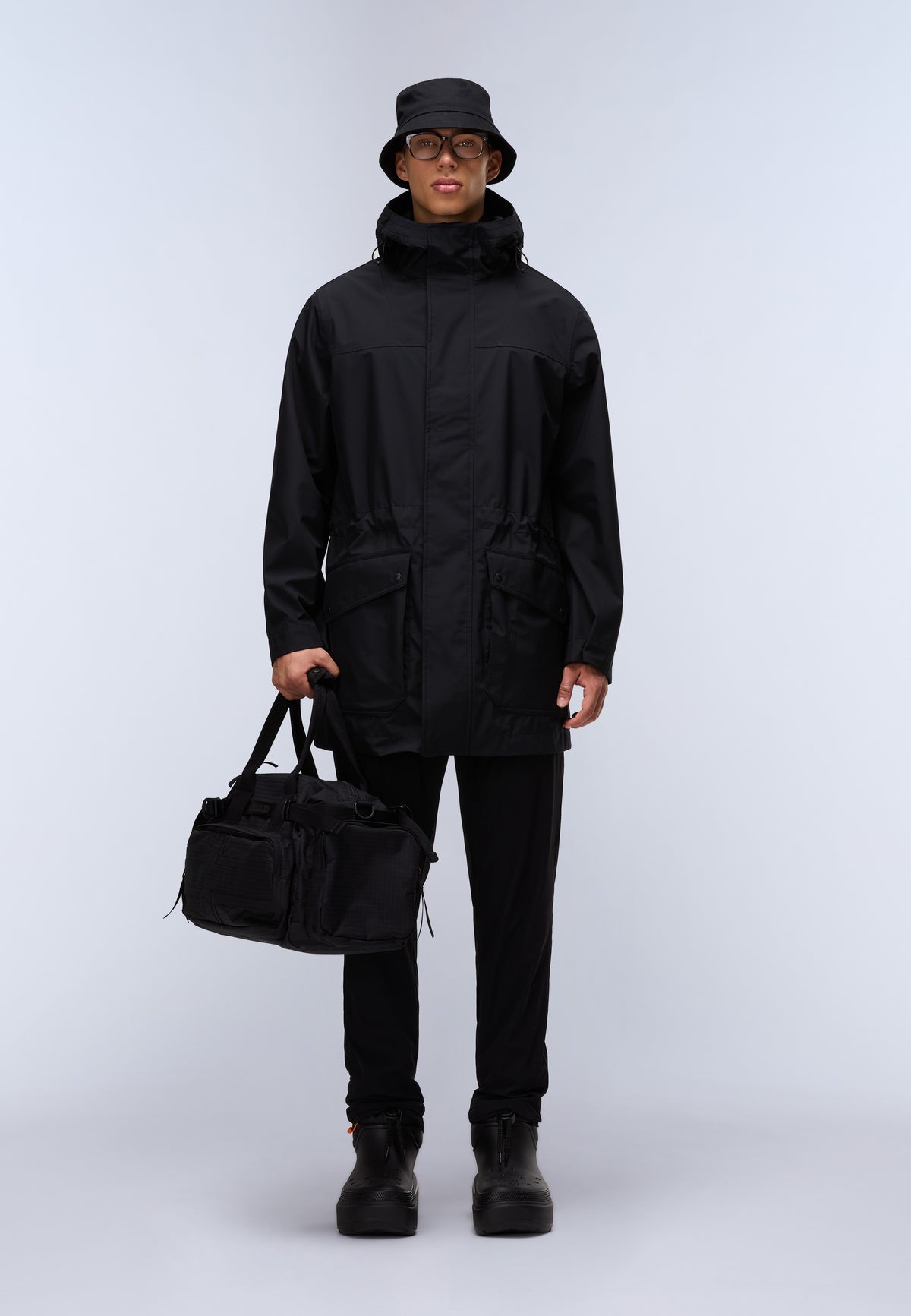 Lange Parkajacke Pilloz Schwarz - 3