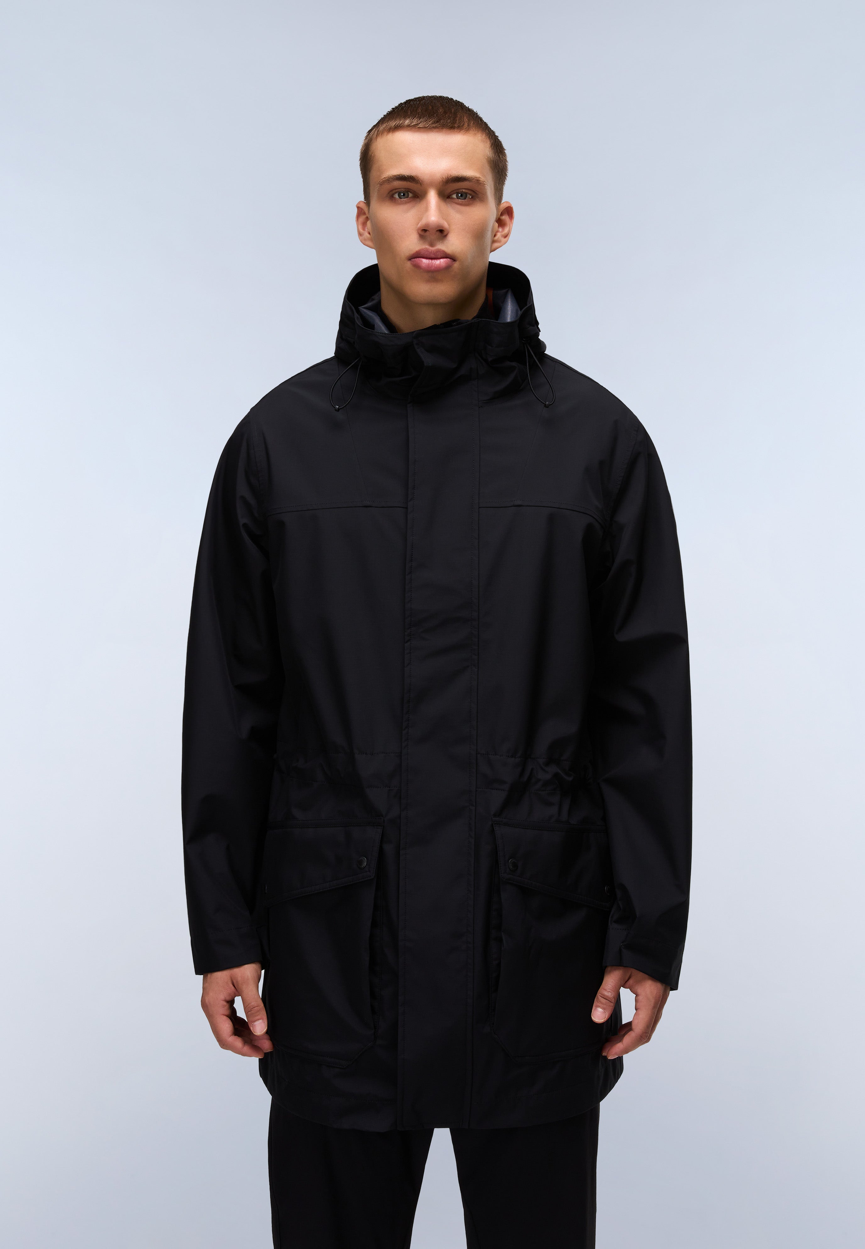 4s4ki 4444年 C4” Full-zip parka black Pilloz Long Parka Jacket | | Napapijri IE