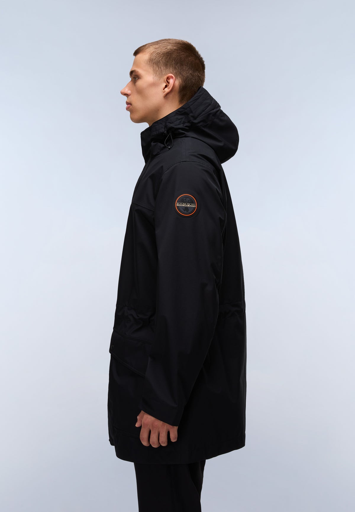Lange Parkajacke Pilloz Schwarz - 5