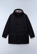 Lange Parkajacke Pilloz Schwarz - 1