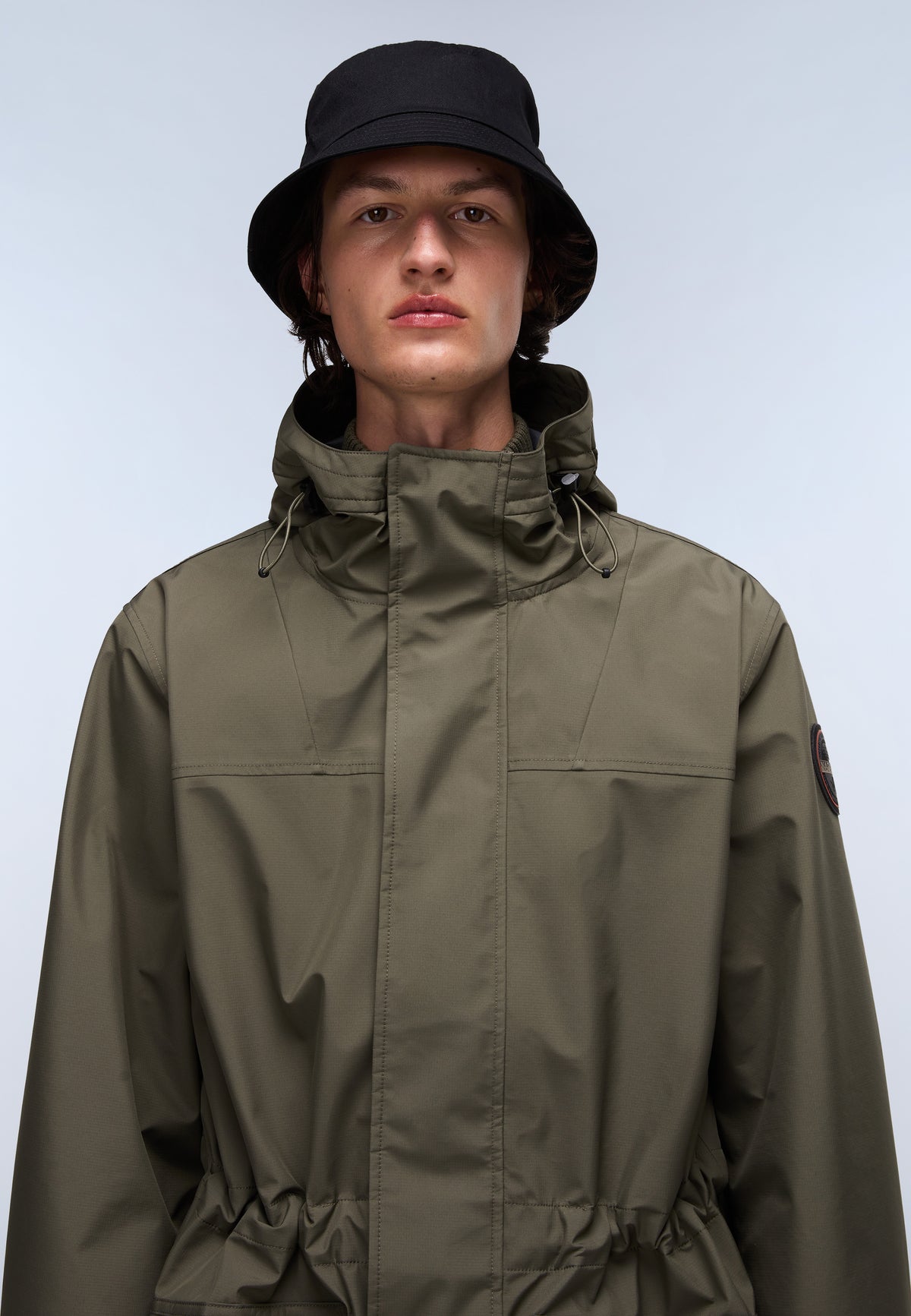 Lange Parkajacke Pilloz Grün Tea Leaf - 2