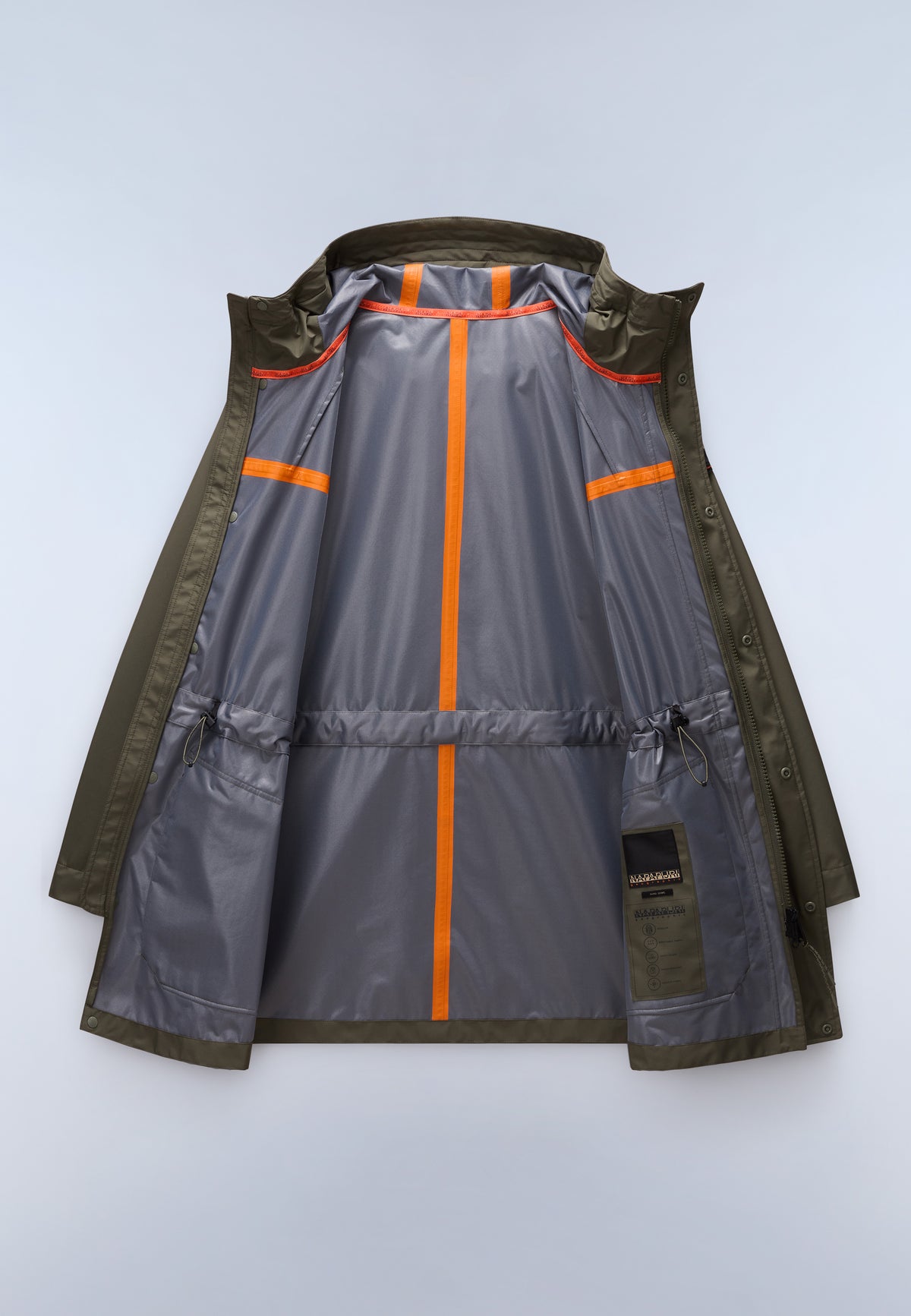 Lange Parkajacke Pilloz Grün Tea Leaf - 9