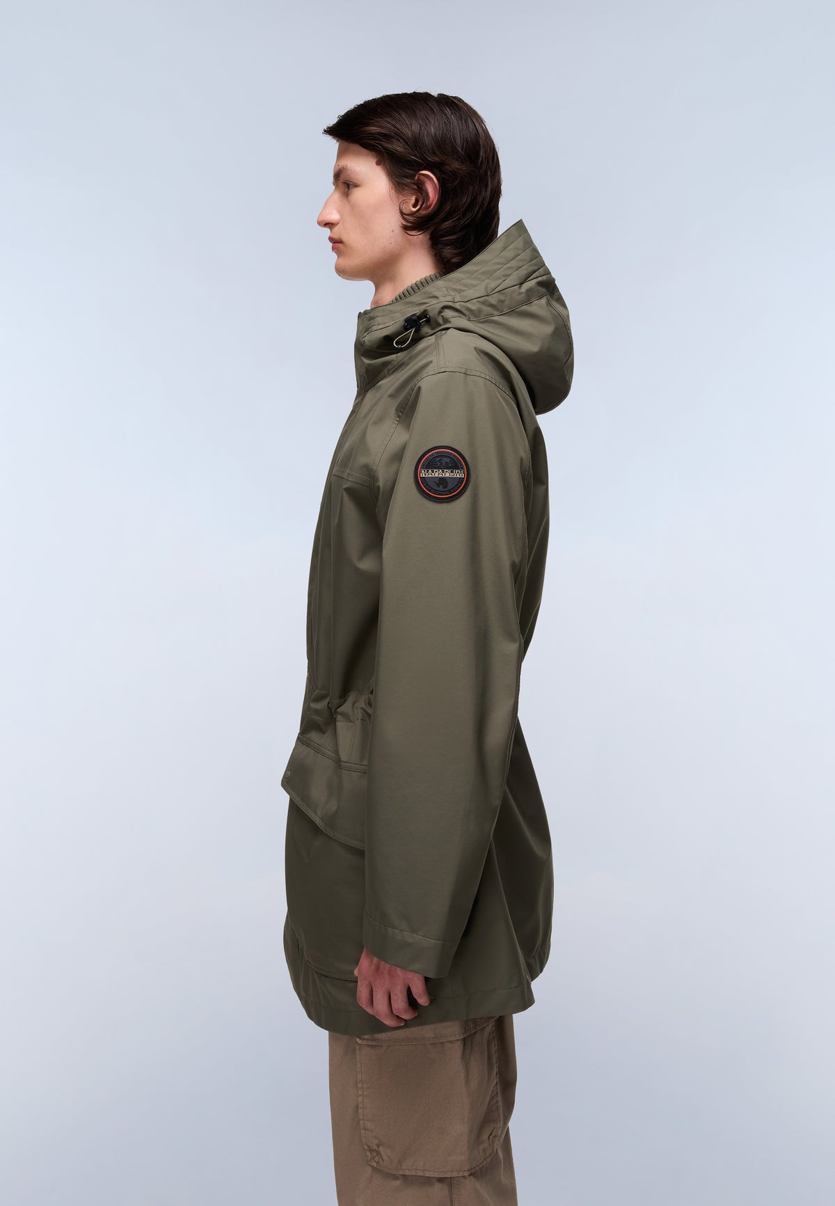 Lange Parkajacke Pilloz Grün Tea Leaf - 5