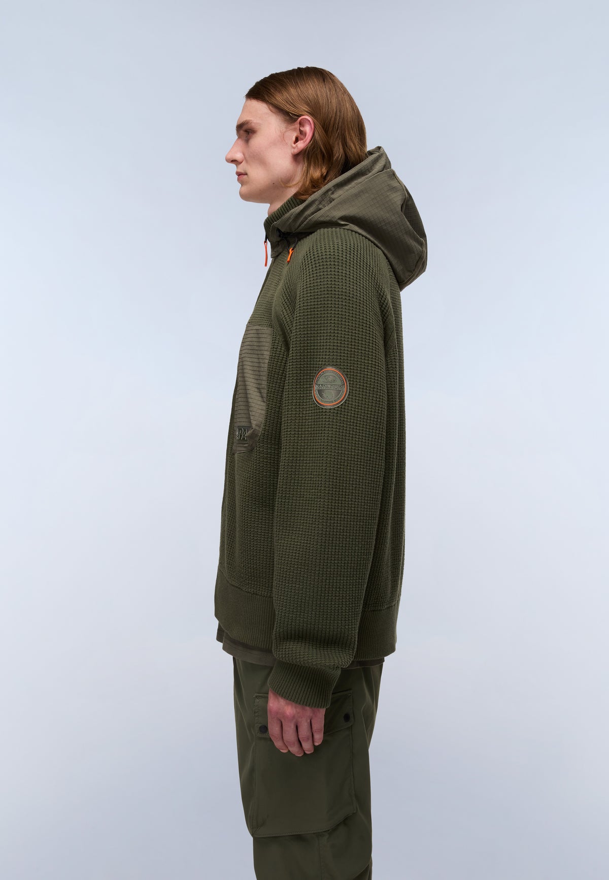 Hybrid-Strickjacke Vanoi Grün Tea Leaf - 5