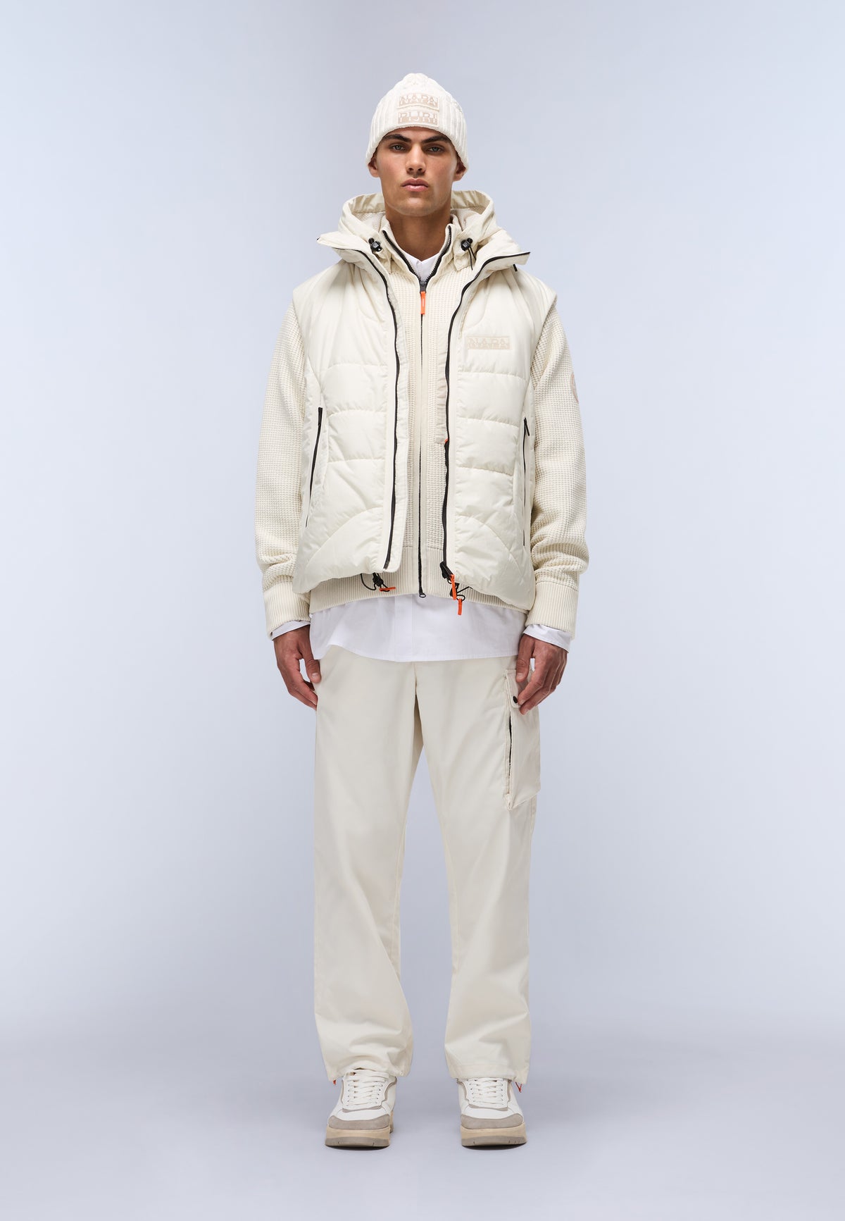 Vanoi Hybrid Knitwear Jacket Beige - 3