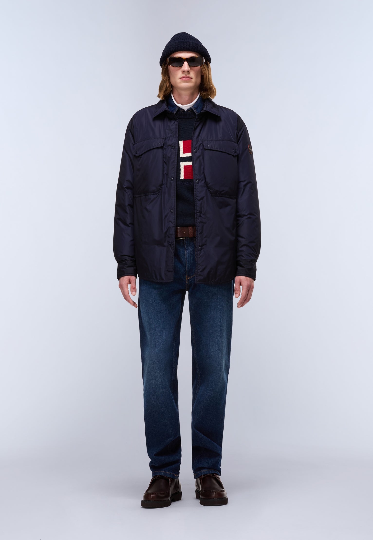 Overshirt a Maniche Lunghe Casies 