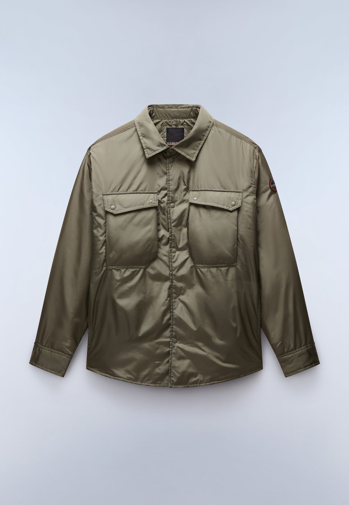 Casies Long Sleeve Overshirt Green Tea Leaf - 1