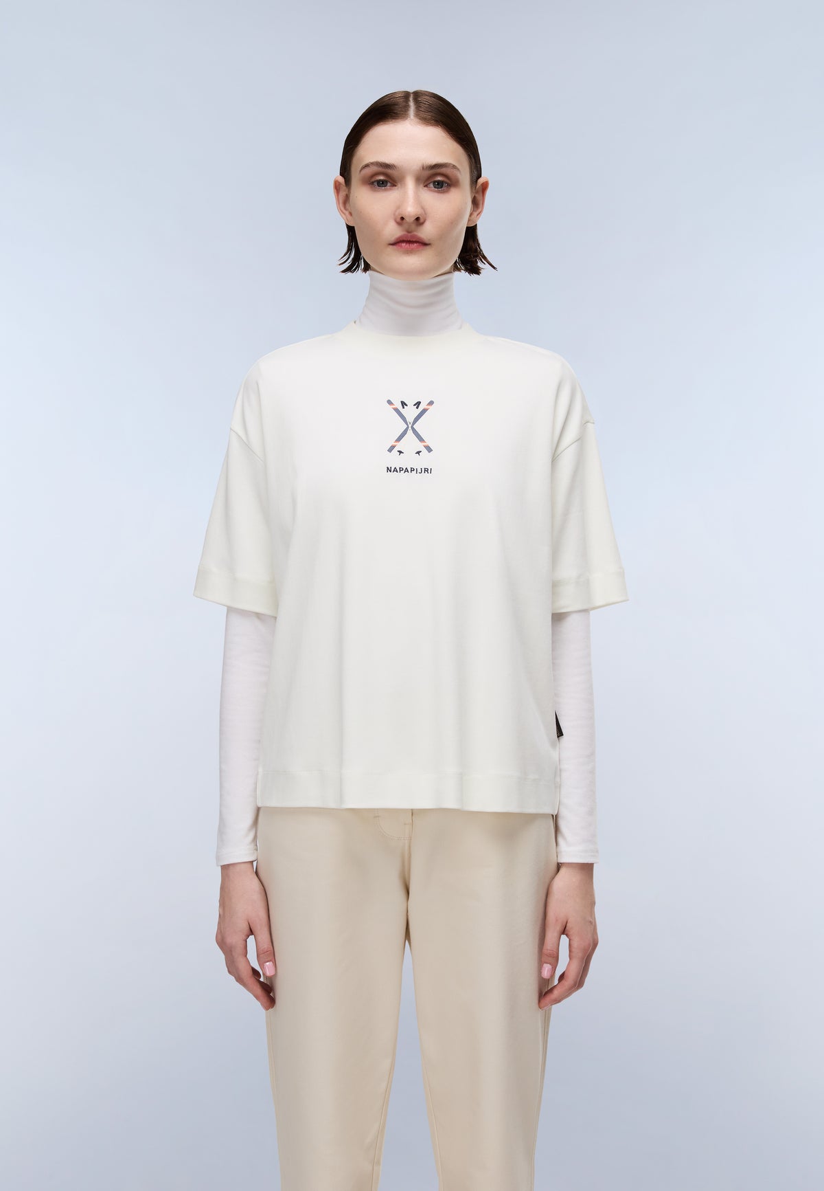 Kurzarm-T-Shirt Irto Weiss - 2