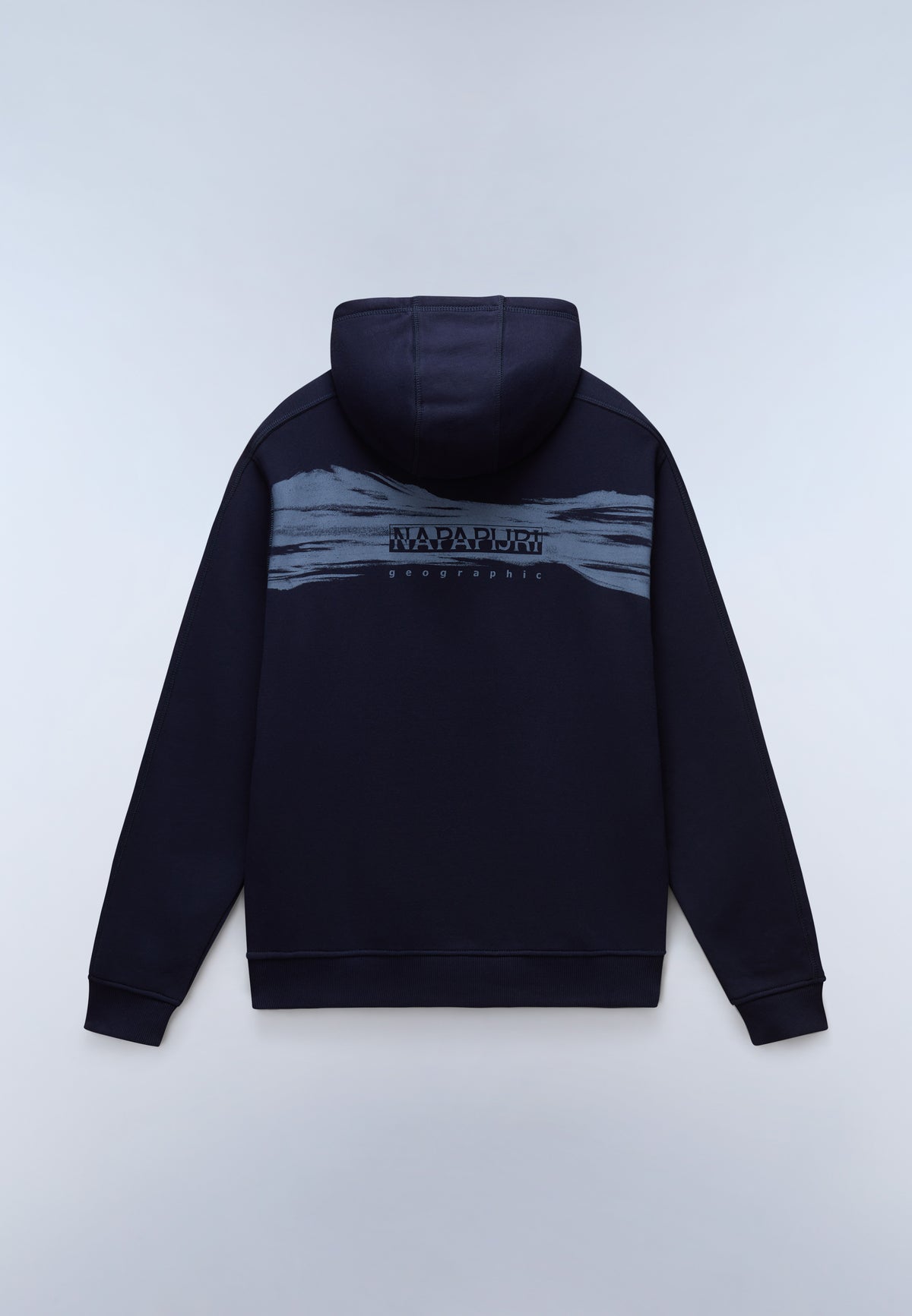 Back Graphic Hoodie Dark Blue - 5