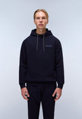 Back Graphic Hoodie Dark Blue - 3