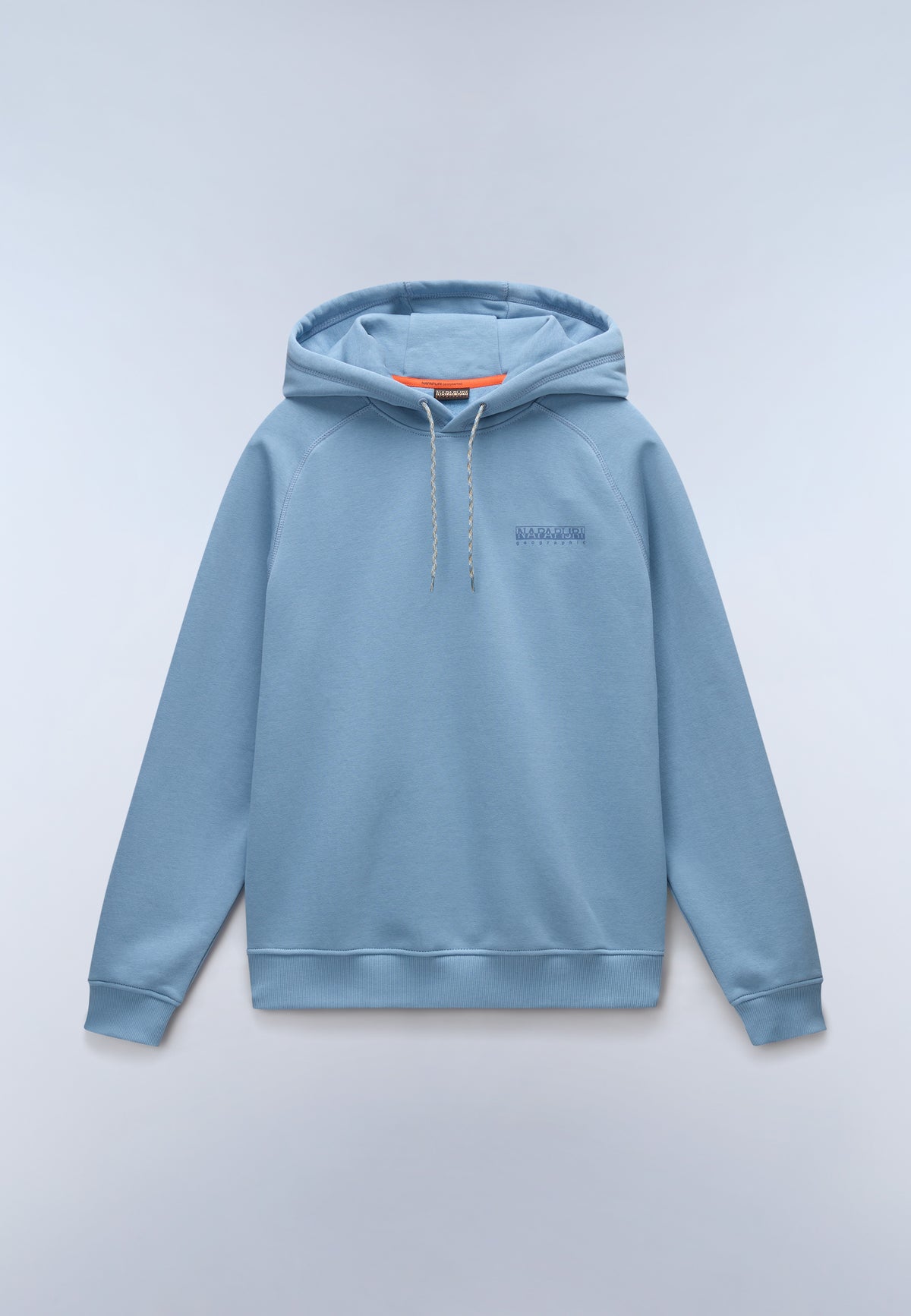 Back Graphic Hoodie Blue Denim - 1