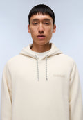 Back Graphic Hoodie Beige - 2