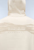 Back Graphic Hoodie Beige - 6
