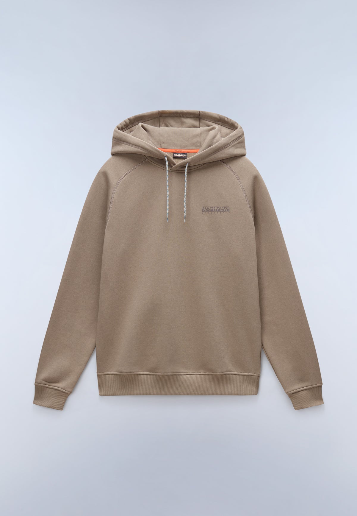 Back Graphic Hoodie Beige - 1