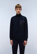 Berti Full-Zip Jumper Dark Blue - 3