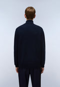 Berti Full-Zip Jumper Dark Blue - 4
