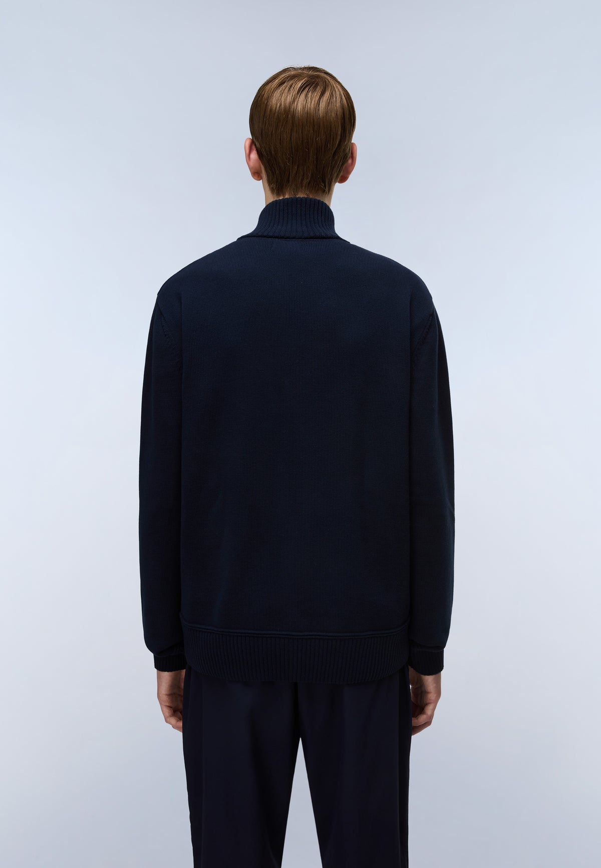 Berti Full-Zip Jumper Dark Blue - 4