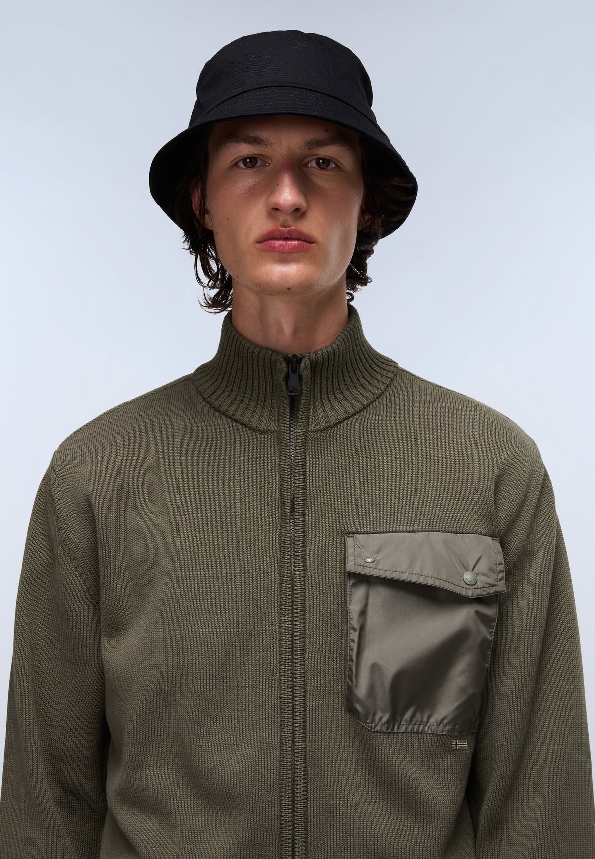 Berti Full-Zip Jumper Green Tea Leaf - 2