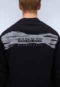 Back Graphic Sweatshirt Black - 6