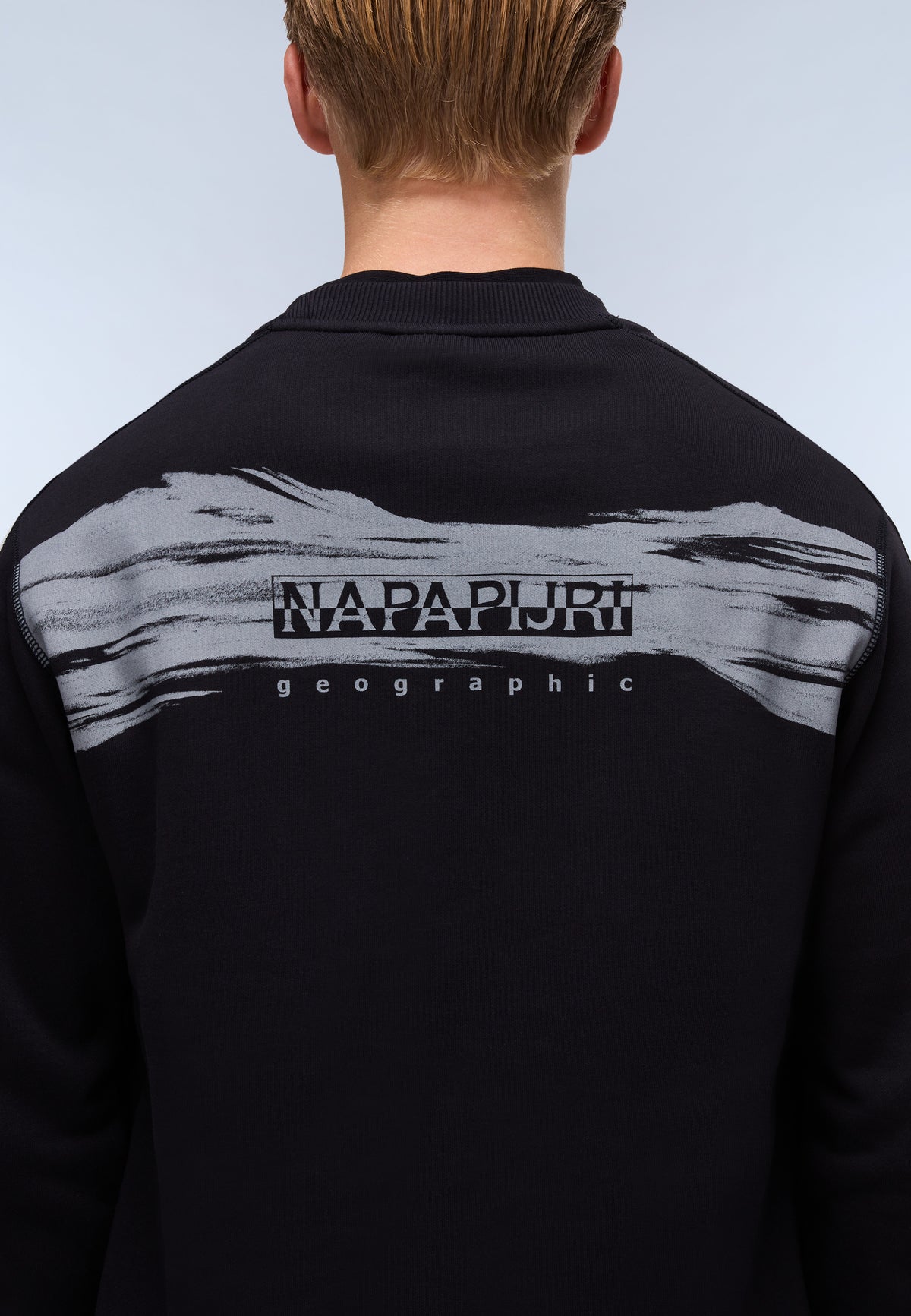 Back Graphic Sweatshirt Black - 6