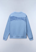 Back Graphic Sweatshirt Blue Denim - 2