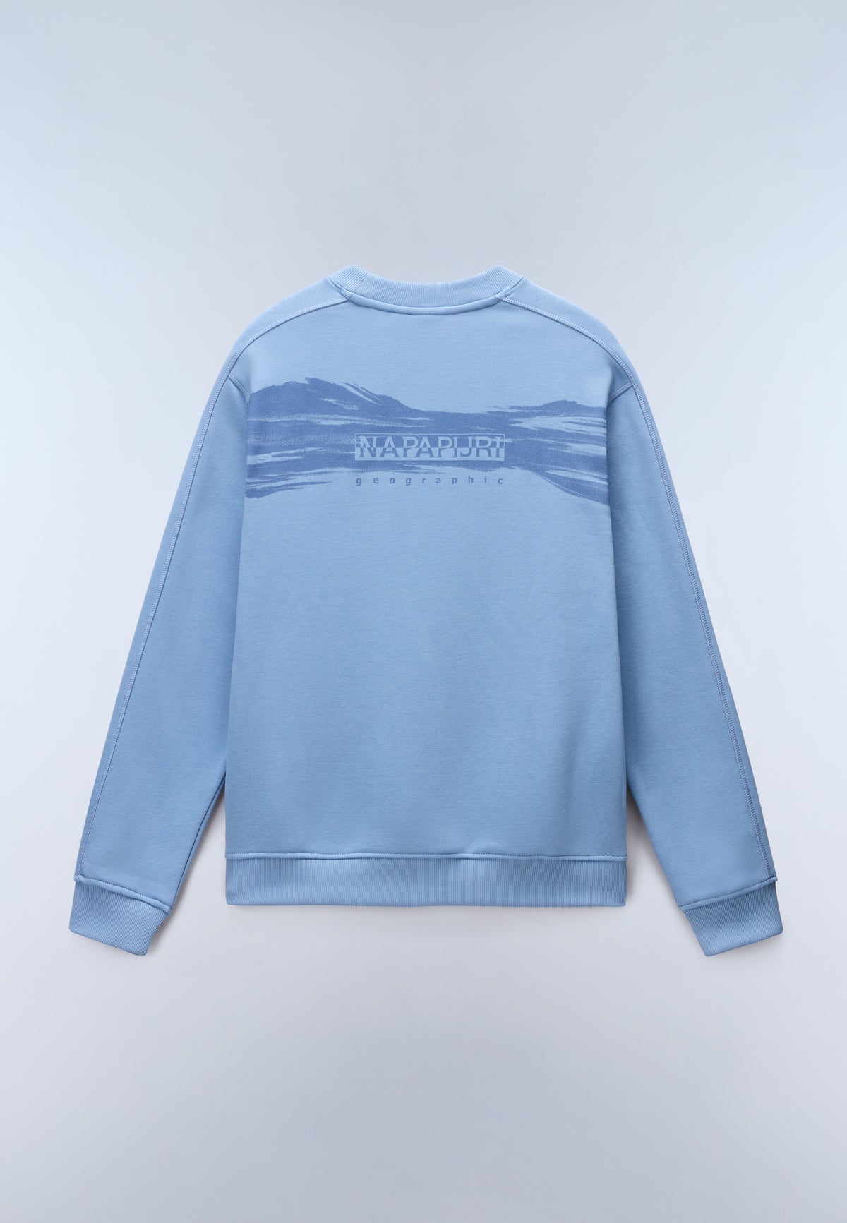 Back Graphic Sweatshirt Blue Denim - 2