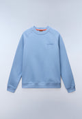 Back Graphic Sweatshirt Blue Denim - 1