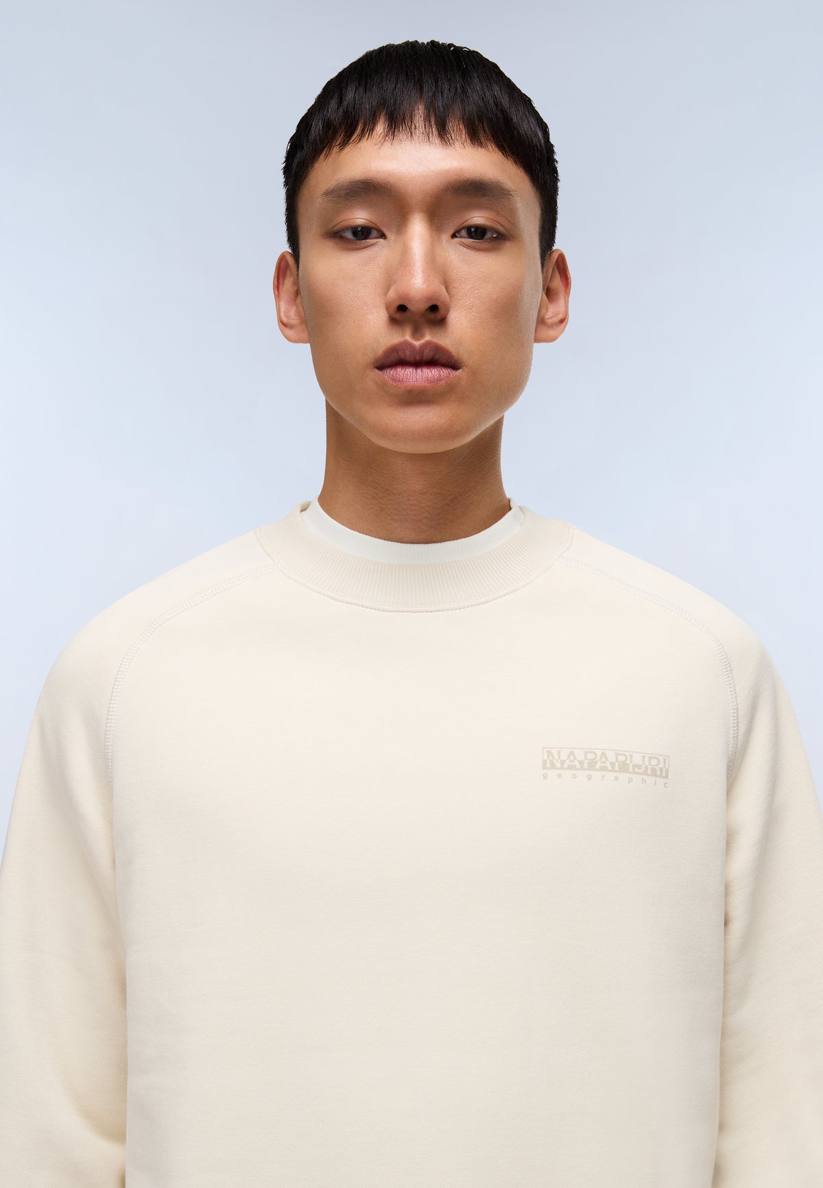 Back Graphic Sweatshirt Beige - 2