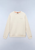 Back Graphic Sweatshirt Beige - 1