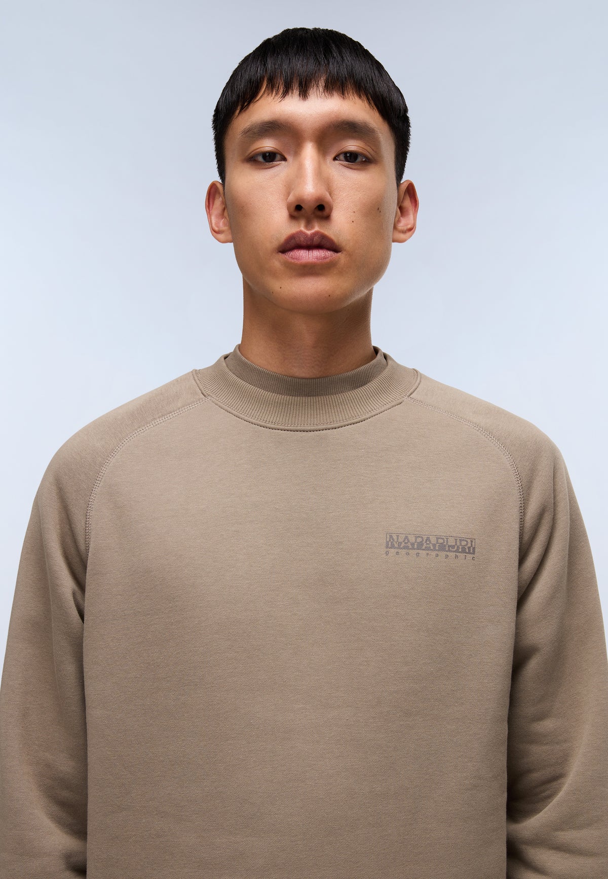 Back Graphic Sweatshirt Beige - 2