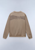 Back Graphic Sweatshirt Beige - 5