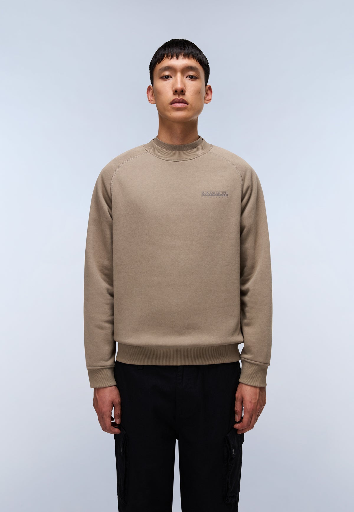 Back Graphic Sweatshirt Beige - 3
