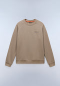 Back Graphic Sweatshirt Beige - 1