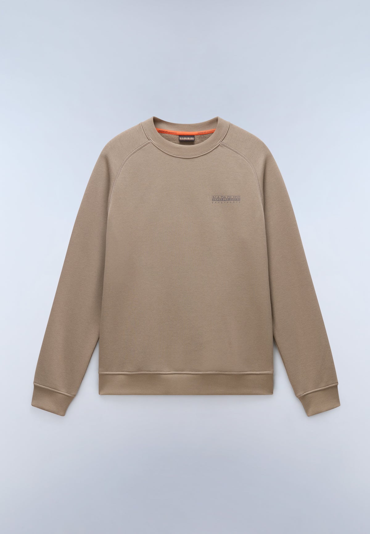 Back Graphic Sweatshirt Beige - 1