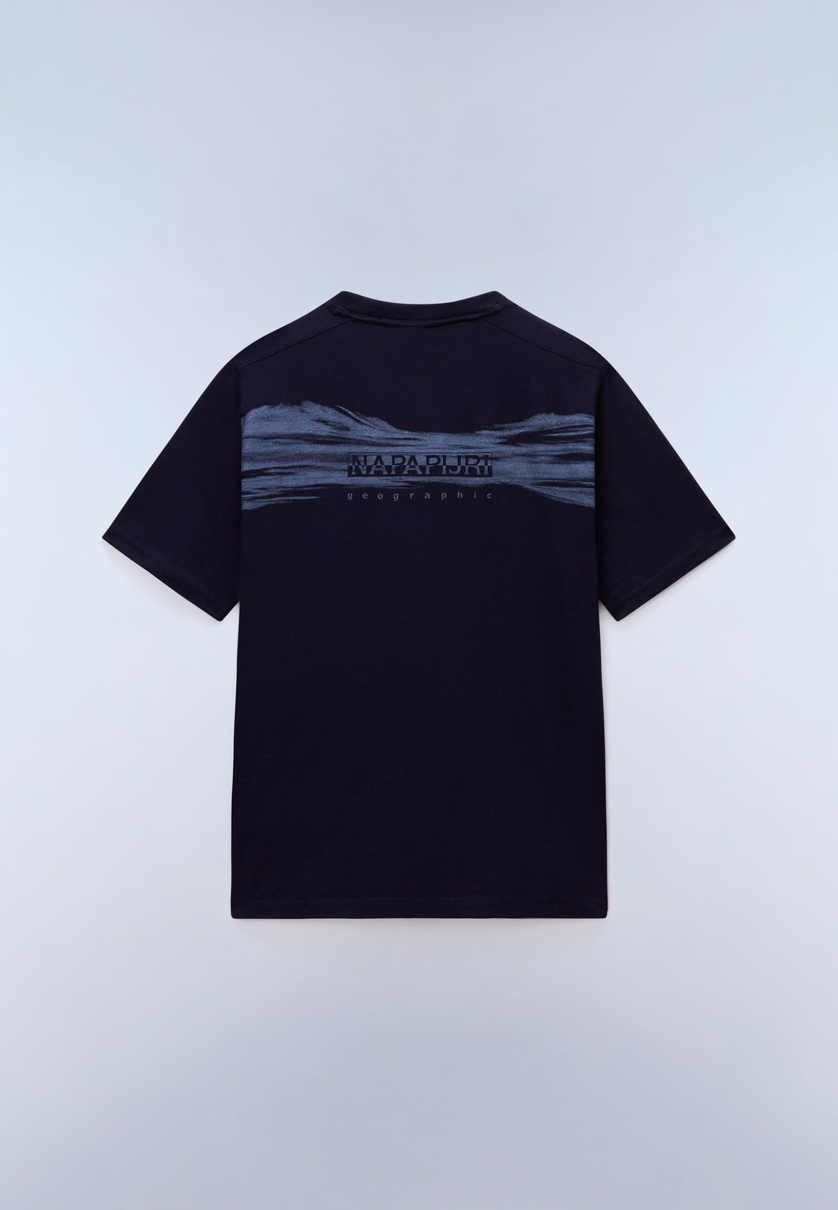 Camiseta de Manga Corta de Punto Back Graphic Dark Blue - 5
