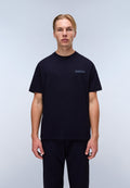 Camiseta de Manga Corta de Punto Back Graphic Dark Blue - 3