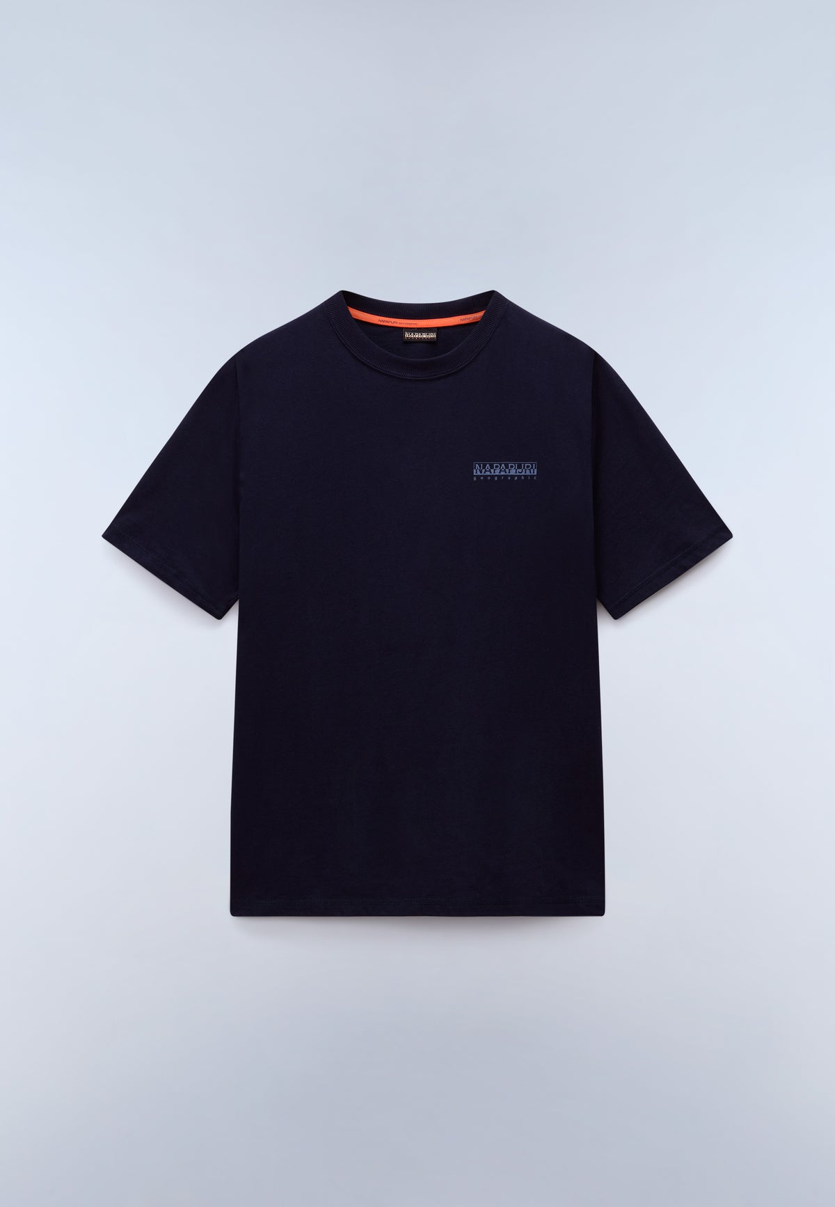 Camiseta de Manga Corta de Punto Back Graphic Dark Blue - 1