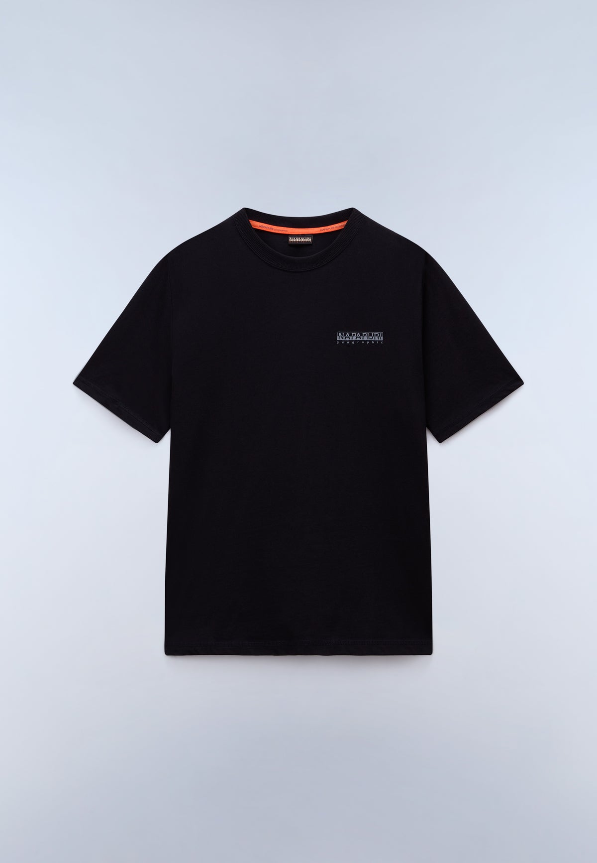 Camiseta de Manga Corta de Punto Back Graphic Negro - 1