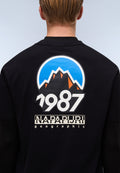 T-Shirt à Manches Courtes en Jersey Montepiana Noir - 6