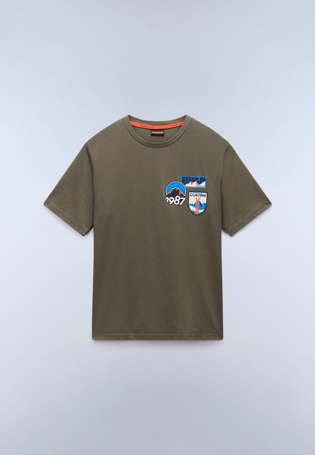 Camiseta de Punto de Manga Corta Montepiana Verde Tea Leaf - 1