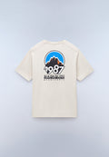 Camiseta de Punto de Manga Corta Montepiana Beige - 5