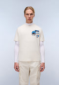 Camiseta de Punto de Manga Corta Montepiana Beige - 3