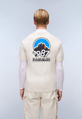 Camiseta de Punto de Manga Corta Montepiana Beige - 4