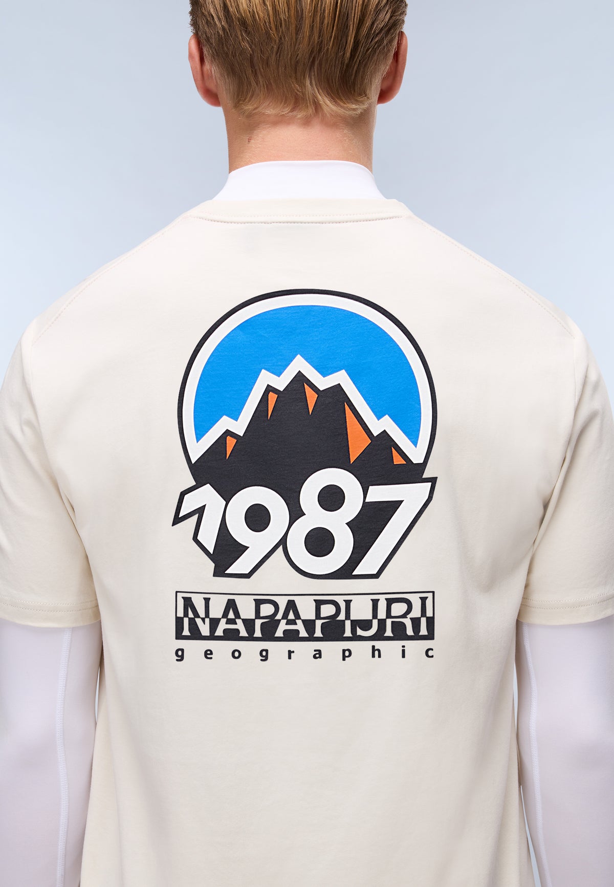 Camiseta de Punto de Manga Corta Montepiana Beige - 6