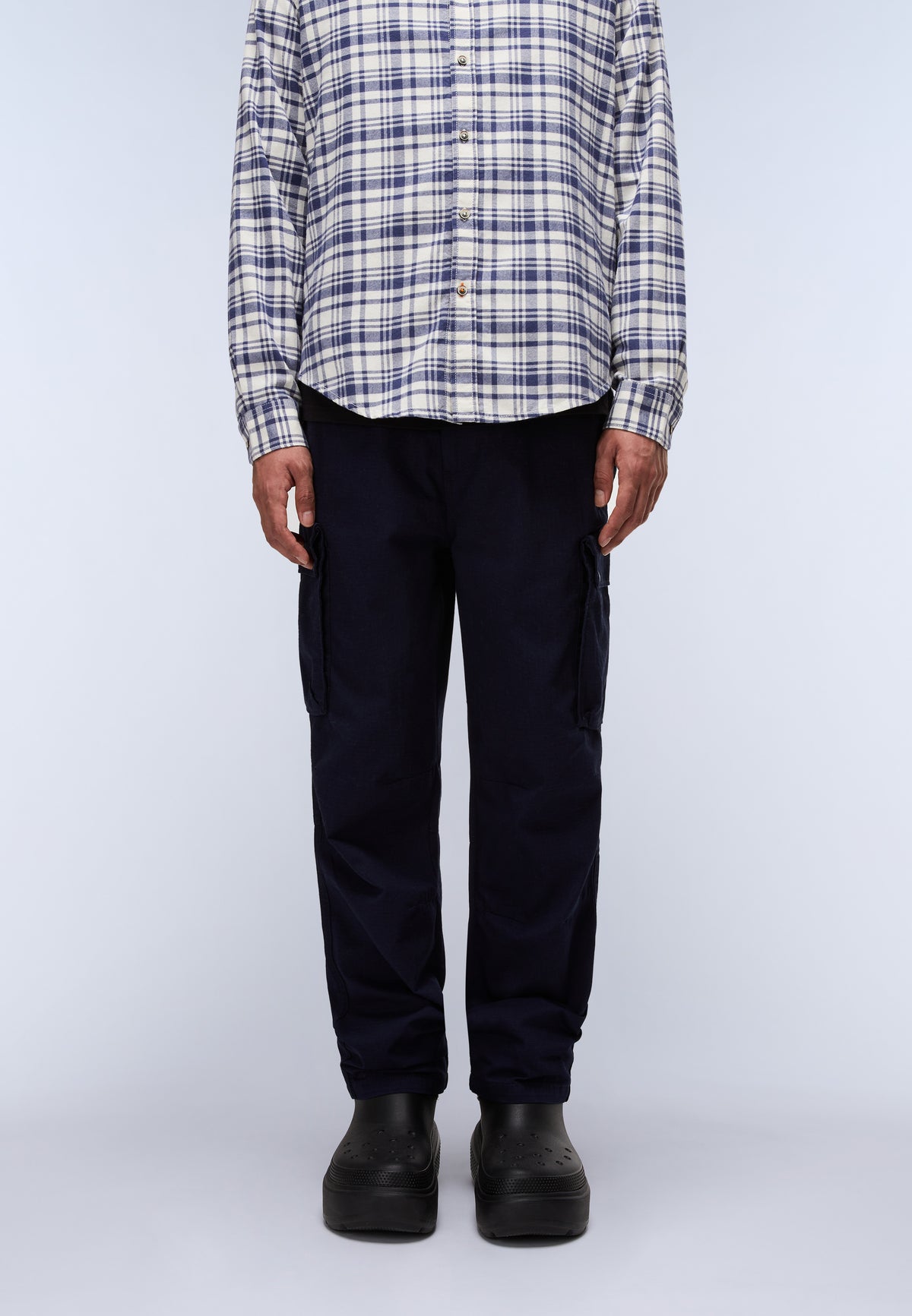 Tures Cargo Trousers Dark Blue - 2