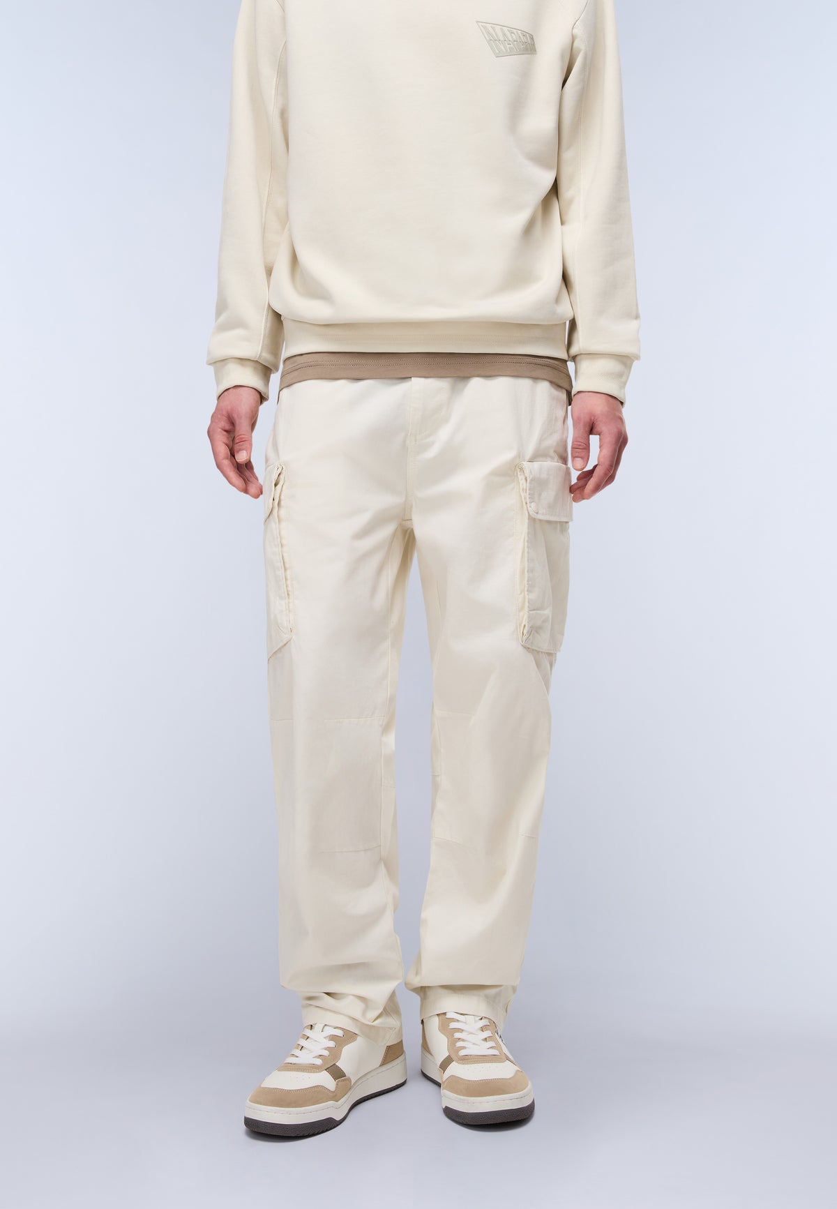 Tures Cargo Trousers Beige - 2