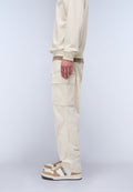 Tures Cargo Trousers Beige - 3